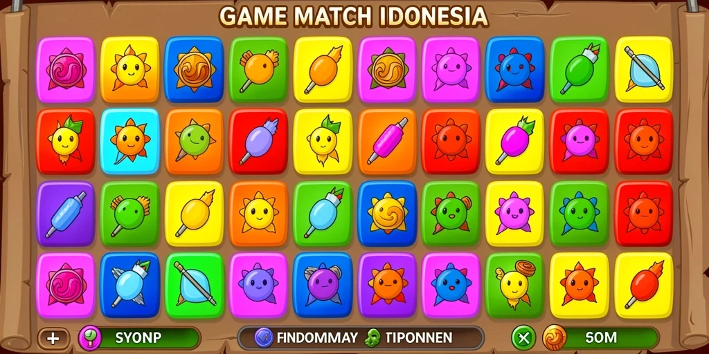 Tampilan awal yang memukau dengan karakter unik.