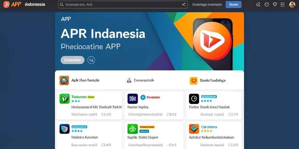 Tampilan layar utama dengan desain yang menarik.