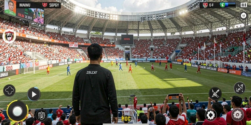 Tampilan awal permainan yang menarik dan responsif.