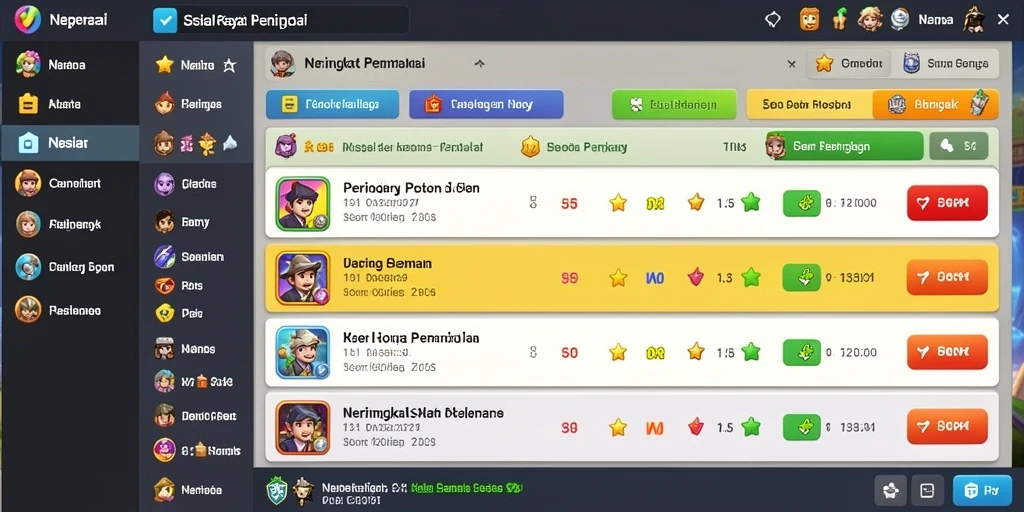 Tampilan antarmuka menarik untuk pengguna.