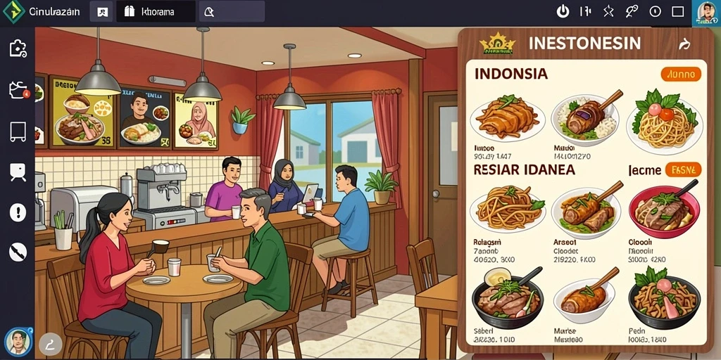 Tampilan antarmuka yang menarik dan modern.