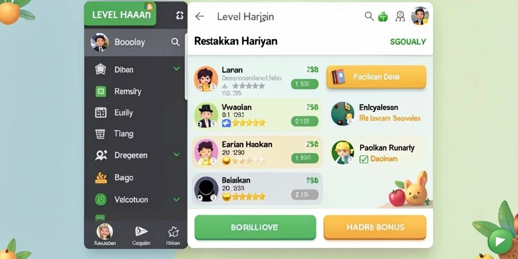 Tampilan grafis yang menawan di RAJACAIR.