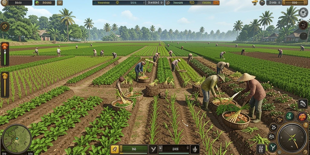 Tampilan utama aplikasi dengan berbagai pilihan slot.